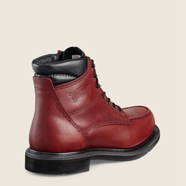 Red Wing Mens Work Boots - Supersole® - 6-inch Soft Toe - Burgundy - MFW085174